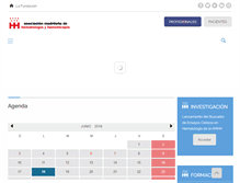 Tablet Screenshot of hematologiamadrid.org